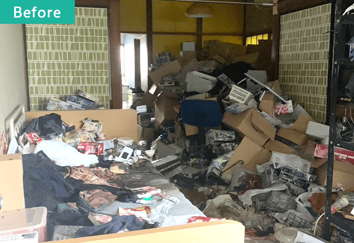 ゴミ屋敷施工前の画像